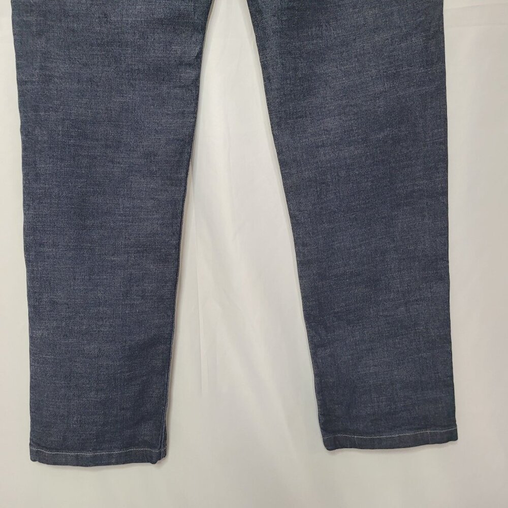 Prana Men's Slim Fit Dark Indigo Denim Jeans Size 33X30 - Picture 6 of 12
